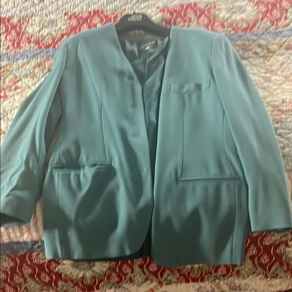 Teal Blazer Jacket